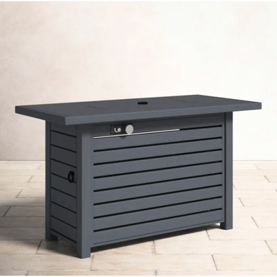 Stainless Steel Fire Pit With Lid - 44 In. Package Width, Gray For Gardens Table 8.5" Deep Bowl, Construction
