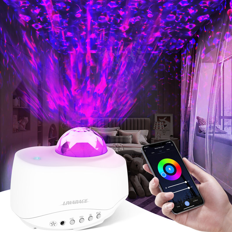 LED Bluetooth Music Galaxy Starry Sky Ocean Projection Light