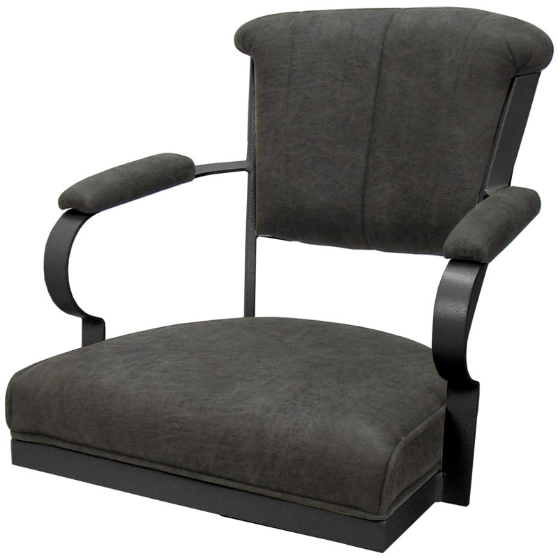 Tabouret très grand Hallah, Charbon / Gris