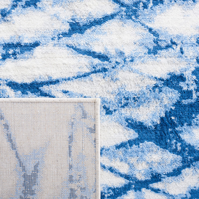 Jasper 100 Performance Abstract Rug, Round 6'7"