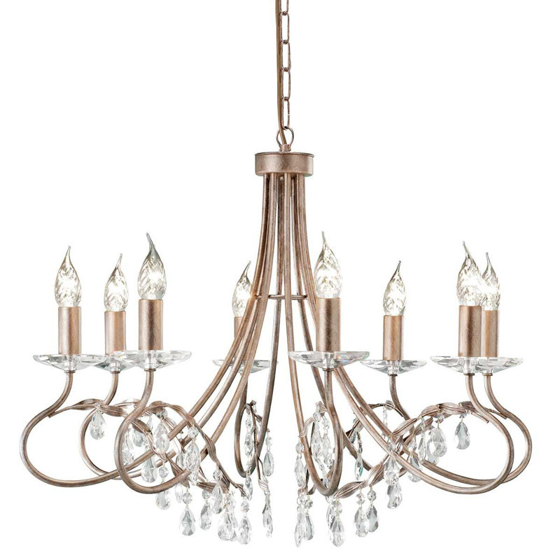 Bardin 8 - Light Candle Style Chandelier