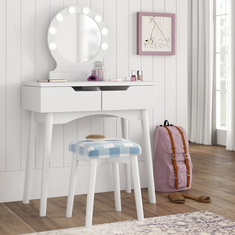 Alinson Vanity, White