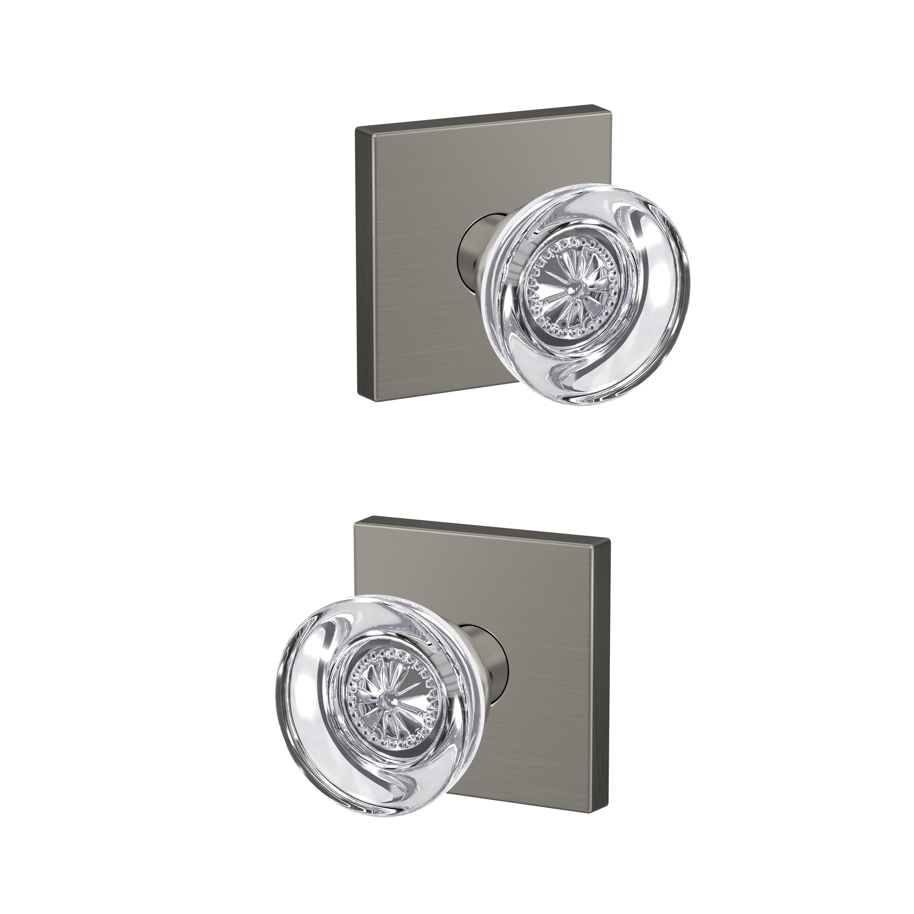 SCHLAGE RESIDENTIAL Fc21 Custom Bowery Combined Passage And Privacy Knob  With Kinsler Trim