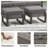 Kelyse Wicker 5 - Person Patio Conversation Set with Cushions-55394678-55394679