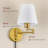 Steel Swing Arm Sconce-1303024475