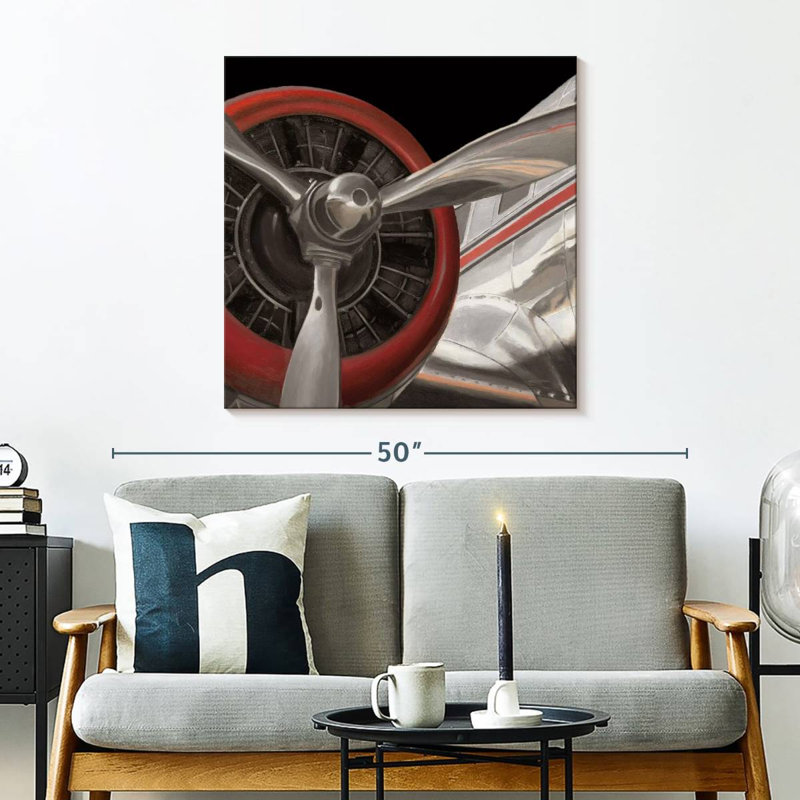 Mehar Travel By Air Dark II, 30" H x 30" W