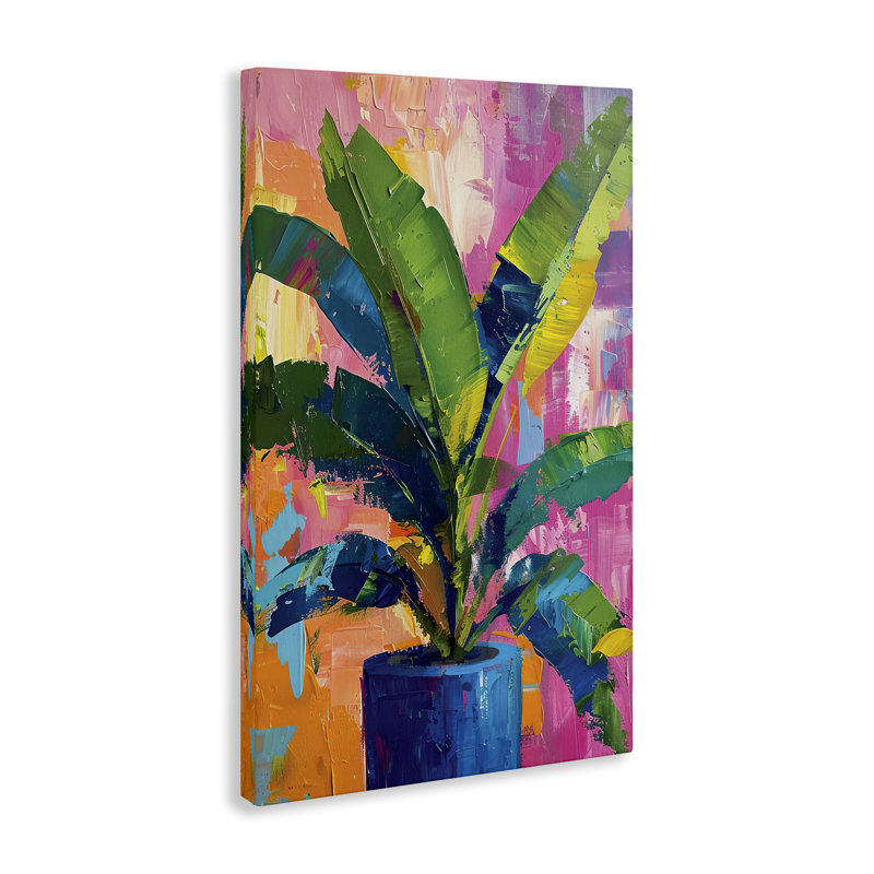 Modern Modern Bright House Plant, design par LSR Design Studio, H 24 po x l 16 po
