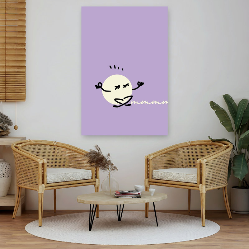 Mindful Meditation Moment Peaceful Serene Tranquil, H 60 po x l 40 po