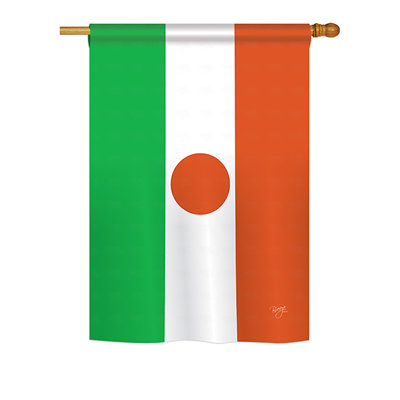 Double Sided 40 in. H x 28 in. W Polyester Garden flag