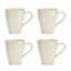 Swirl Square 16-Piece Dinnerware Set, Service for 4-1830773645