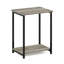 Wogina Industrial Metal Frame End Table, 1-Pack-1333382388