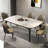 Luxury Marble Ash Wood Rectangular Dining Tables-102782909