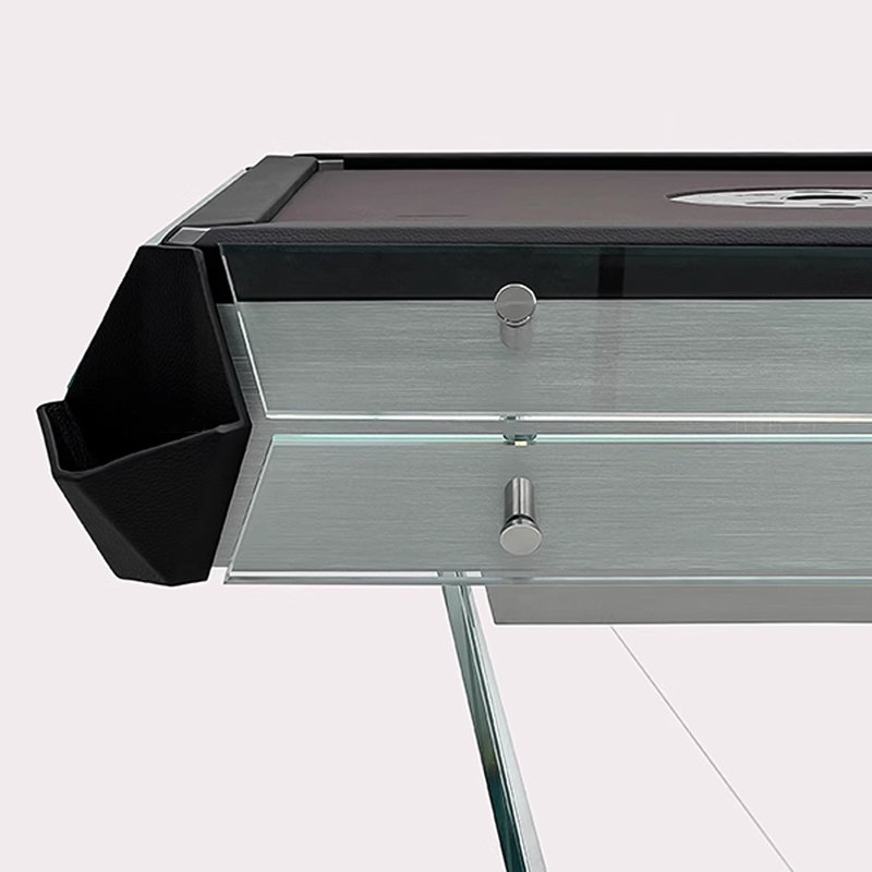 Table carrée en verre trempé automatique haut de gamme pour règles chinoises