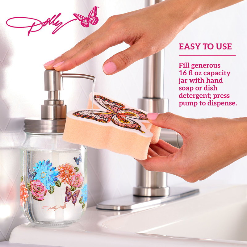 Dolly Parton Mason Jar Soap Dispenser