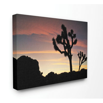 «Desert Tree Sunset Silhouette», impression