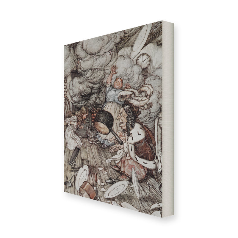 Arthur Rackham - Wrapped Canvas Print, 80 cm H x 60 cm W x 5 cm D