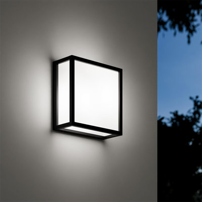 Matte Black Outdoor Sconce