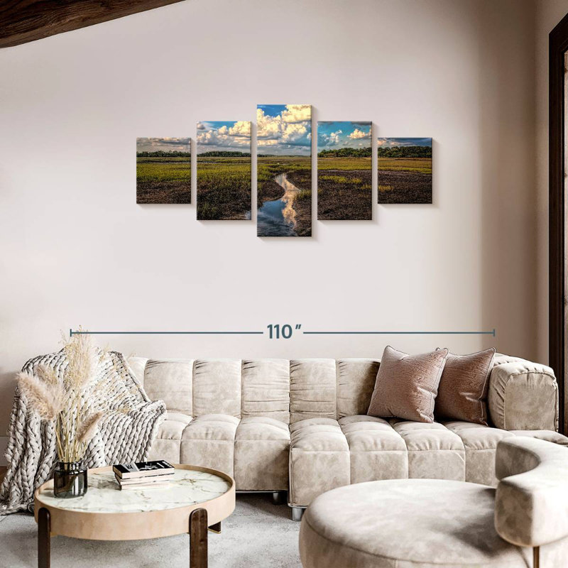 Paysage de la ferme Hilton Head, H 34 po x l 74 po