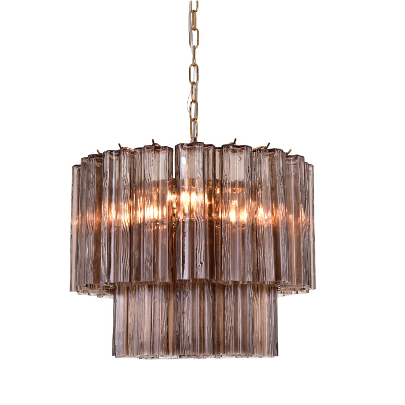 Elcroft Chandelier Clear, Smoke