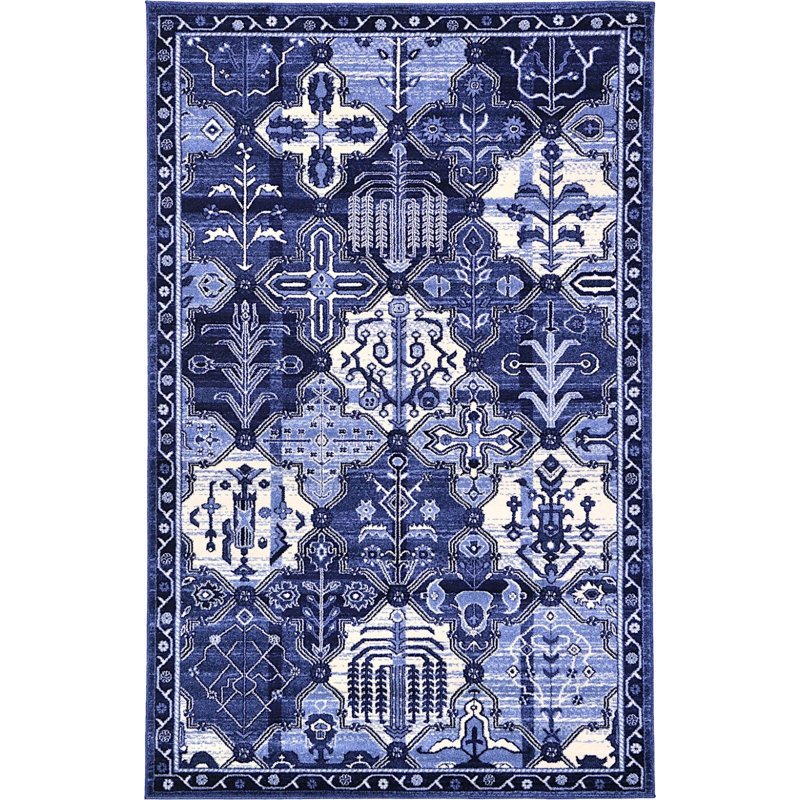 Abdurraheem Oriental Indoor Rug, Rectangle 9' x 12'