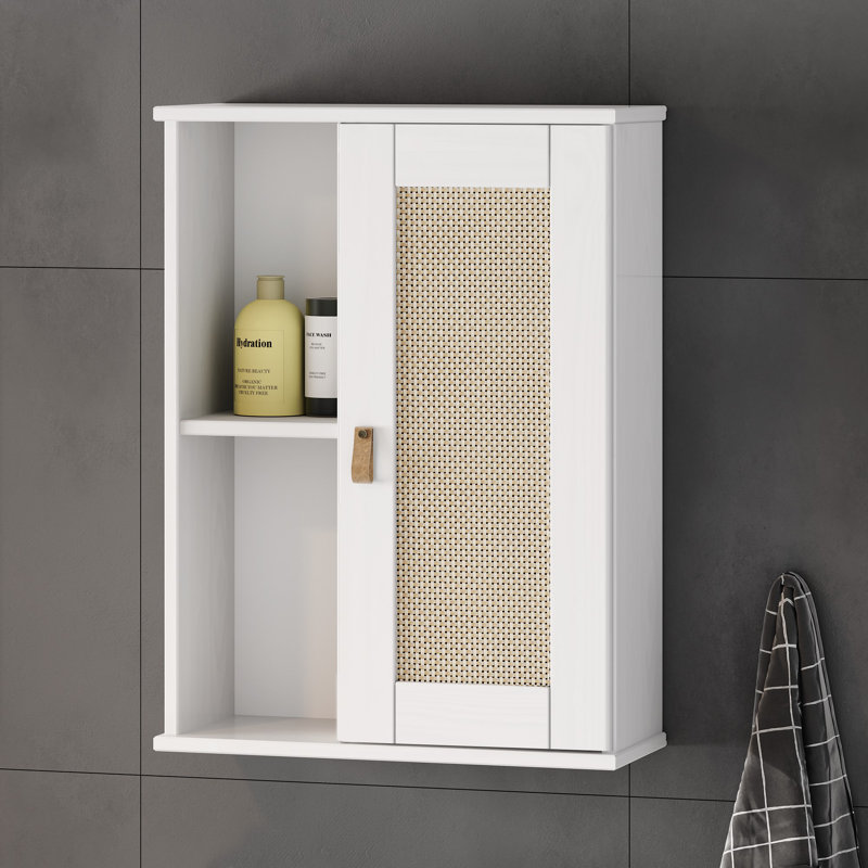 Horncastle Solid Wood 1 - Door Rectangle Accent Cabinet, White