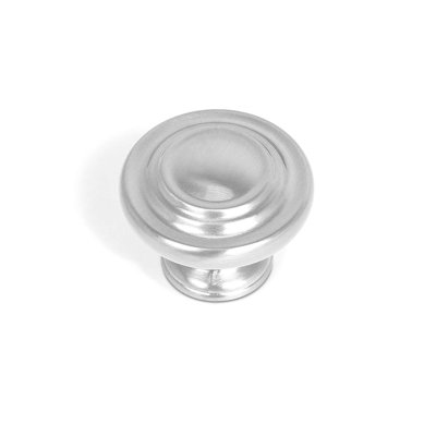 Classic Cabinet Knobs | Brushed Nickel | Kitchen Cupboard Furniture Cabinet Hardware Drawer Dresser Pull | 1.25 Inch Diameter