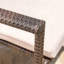 Chaise de salle à manger San Pico - Brun multi, 1 pièce avec coussin