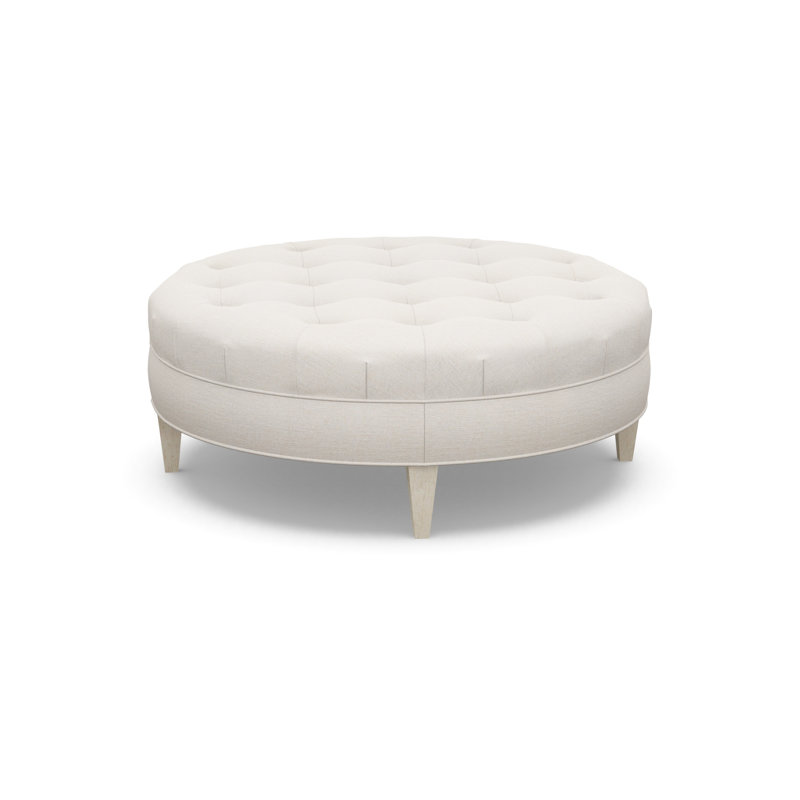 Round Ottoman, 2243-80, Sandstone