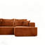 Ensemble de canapé modulaire sans os 92,5 po, ensemble de canapé en velours côtelé moderne en forme de U sans assemblage requis-726138745-726138743