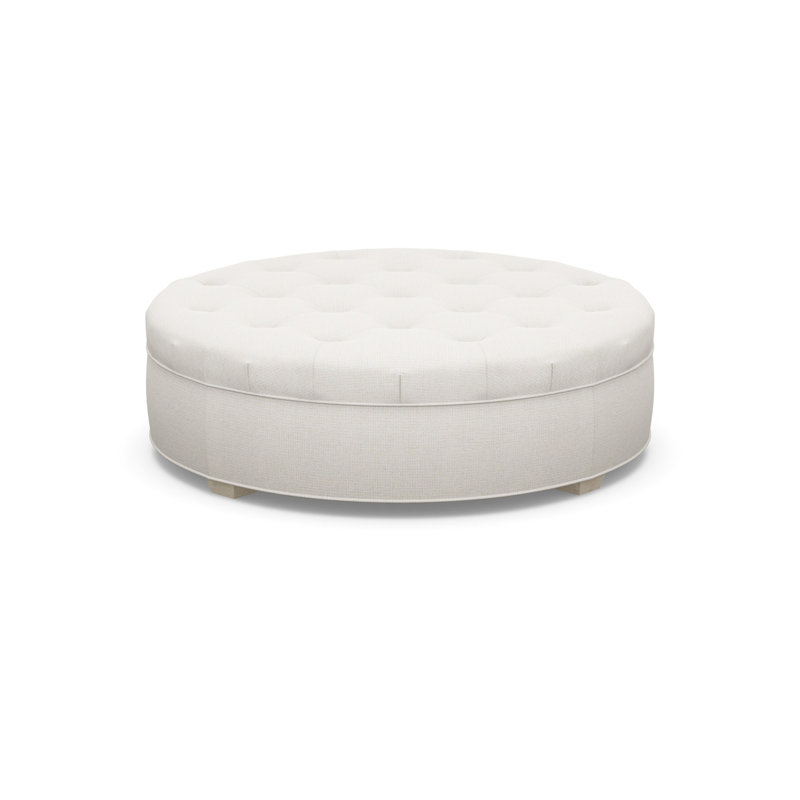 Round Ottoman, 5246-80, Sandstone
