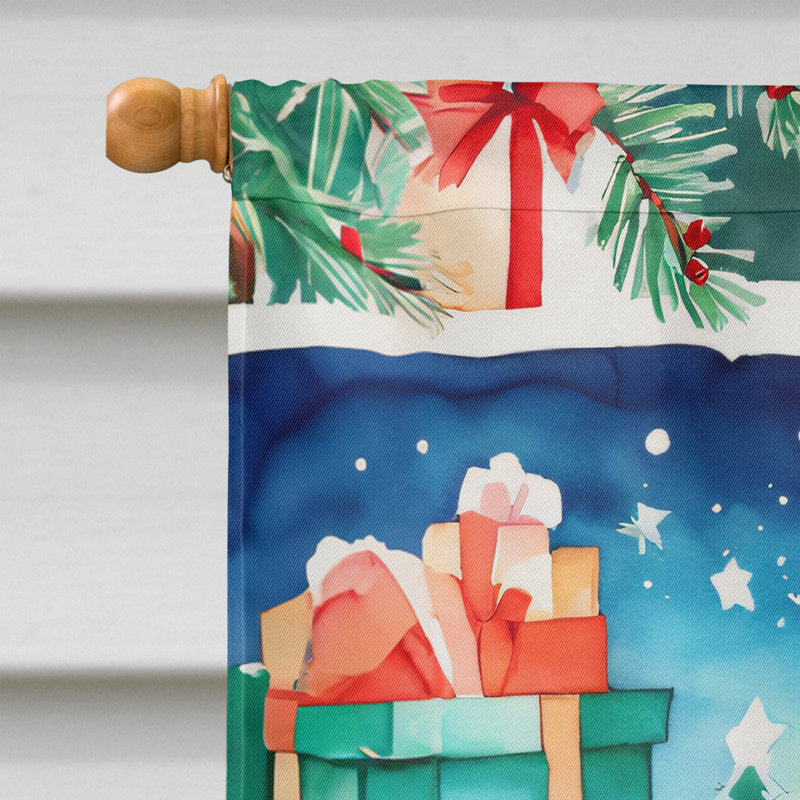Double Sided Polyester Christmas, 40'' H x 28'' W