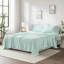 Drap pour lit simple TG 3 pièces - 100% molleton, doux et ultra confortable, boulochage, lavable à la machine, drap plat, taie d'oreiller ajustée, et douillettes, 1