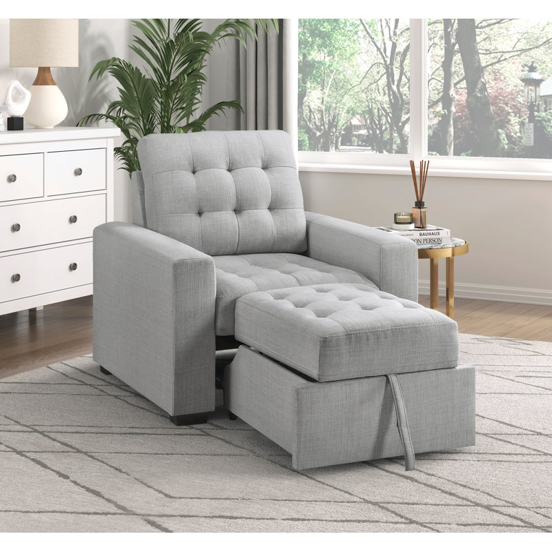 Chaise Lelystad, Polyester gris clair