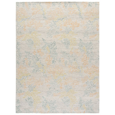 Jardin Hand Tufted Wool;Cotton Floral Indoor Rug
