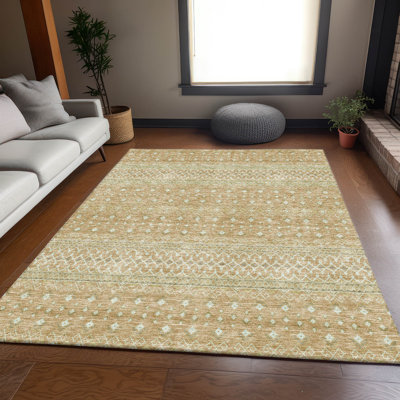 Tapis en cuivre Prisco lavable à la machine de qualité supérieure