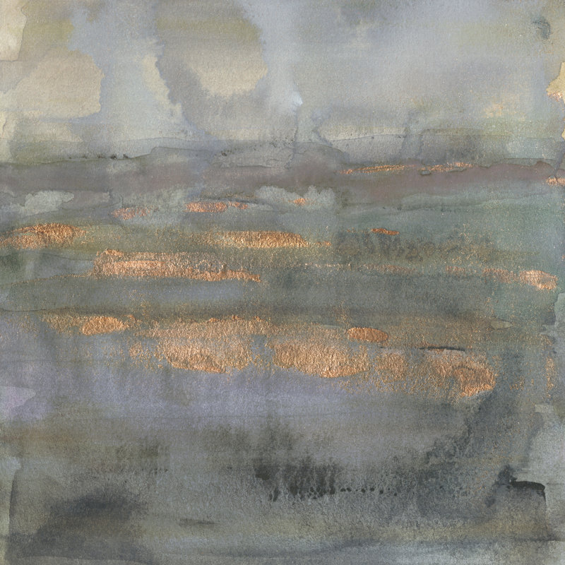 Copper Emulsion I - Wrapped Canvas Print, 122cm H x 122cm W  