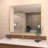 Cosy 42 in. W x 36 in. H Rectangular Modern Framed Wall Bathroom Vanity Mirror in Brushed Gold-179857955-197544630