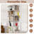 Rotating Shoe Rack Tower, 6-Tier Spinning Organizer, 360° Revolving Storage For 24 Pairs Of Shoes, High Bottom Design