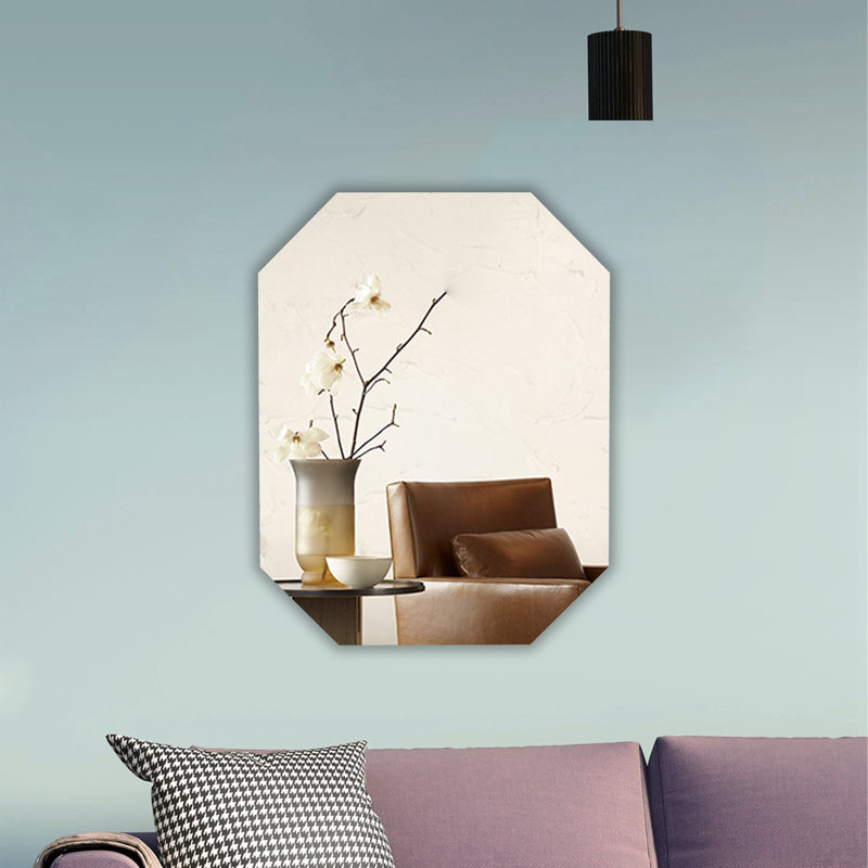 Miroir mural sans cadre biseauté réfléchissant