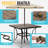 Hainer 4 - Person Patio Dining Set with Square Table , Cushions Included-882586969