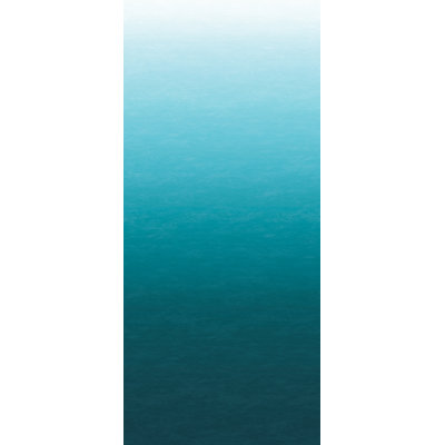 Caribbean Sea Teal Blue Ombre Wall Mural