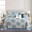 Polyester Geometric Shapes Coverlet with Pillow Shams-2026341516-2026341517