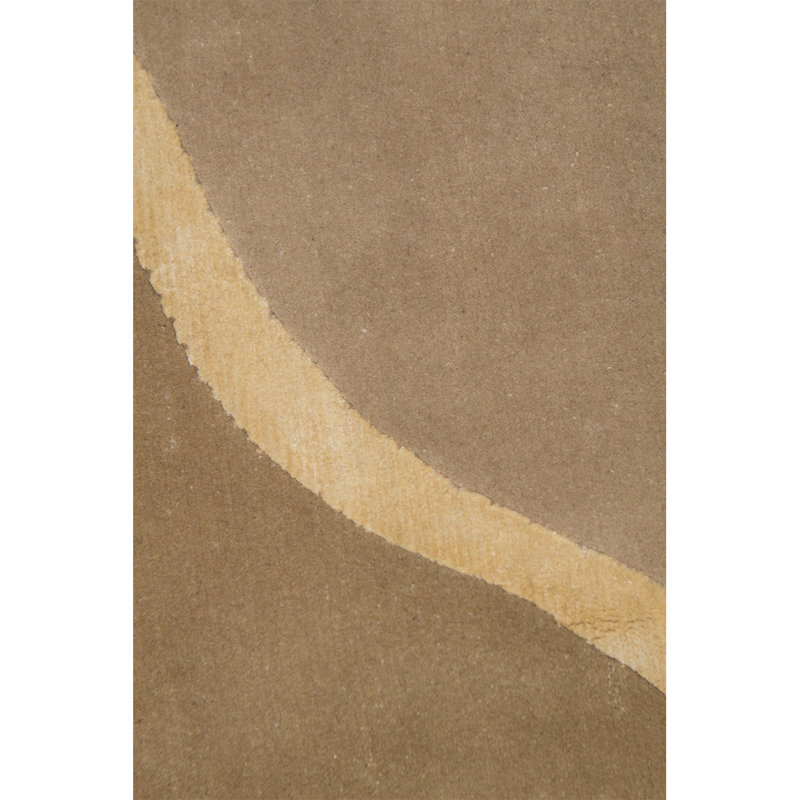 Hand-Knotted High-Quality Beige Area Rug