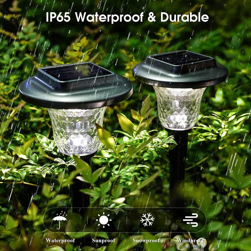 Low Voltage Solar Powered Integrated LED Pathway Light Pack