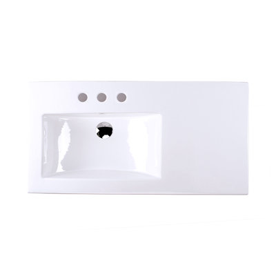 Aquaquattro 35.25'' L Bathroom Sink