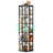 Fortis 54"H x 15.8"W x 15.8"D Rotating Bookcase, Coner bookshelf-925290592-933582473