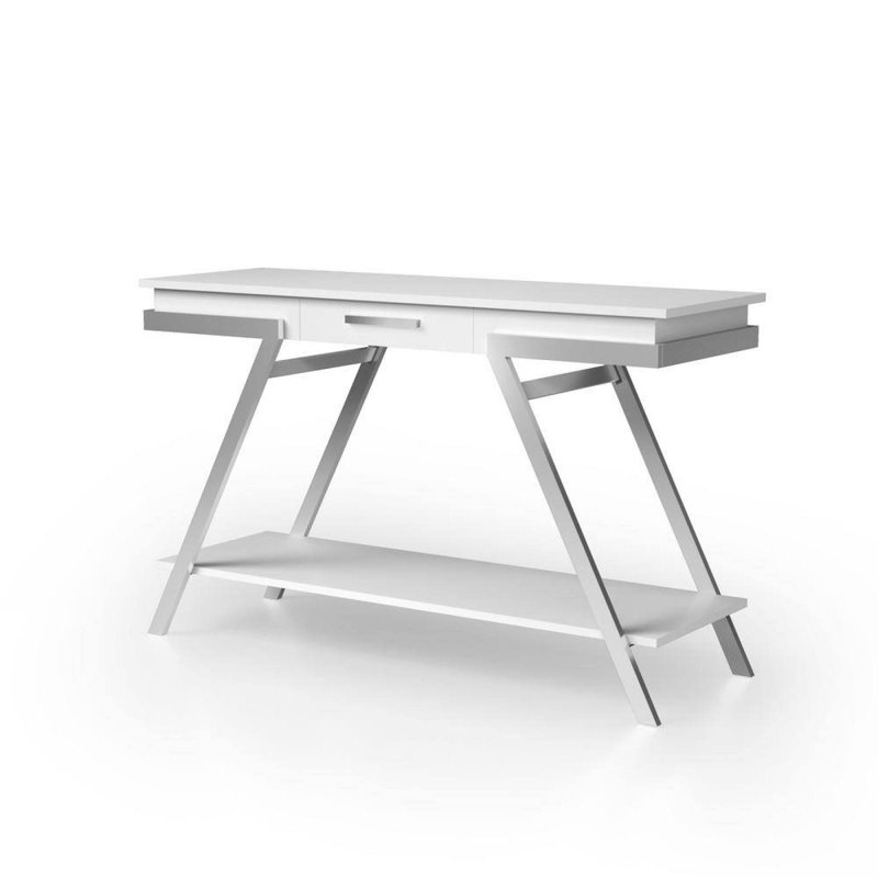 Magnifique meuble de salon de style contemporain blanc 1pc