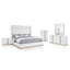 Grand lit blanc 4 pièces Eva-862532691