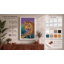 Golden Leopard Art Deco - Wrapped Canvas-593337074-593337084