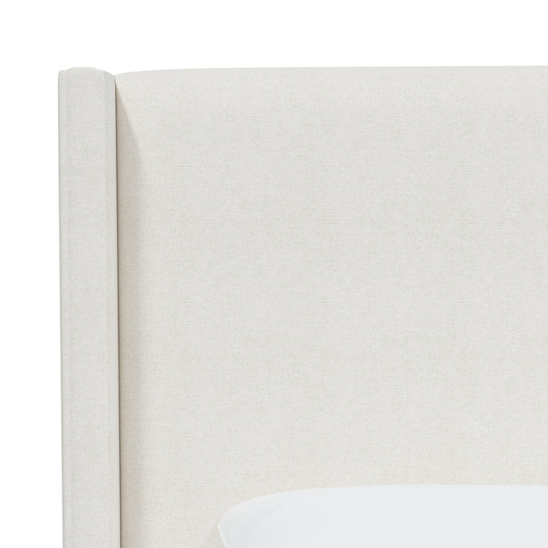 Hanson Upholstered Wingback Bed